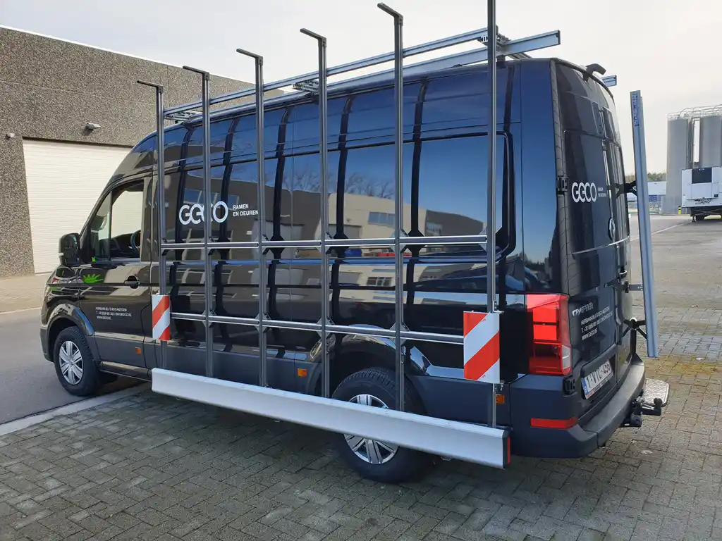 Glasrestelen voor bestelwagens